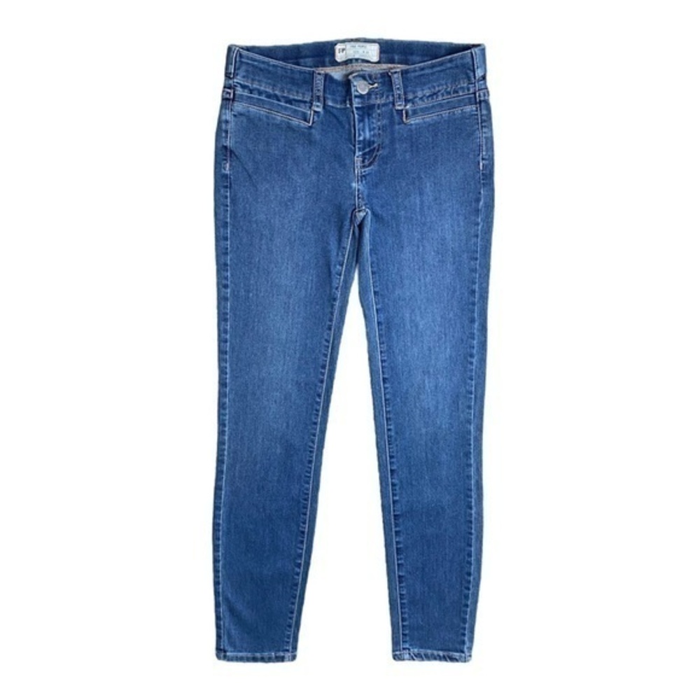 Free People Medium Wash Skinny Jeans Size W25.